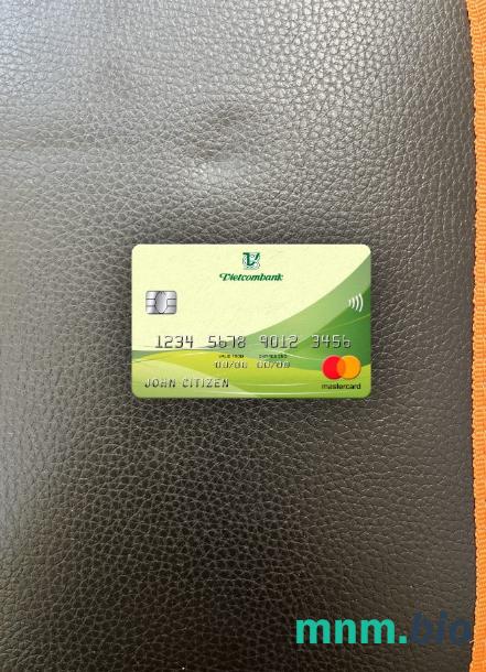Vietnam Vietcombank wygląd zdjęcia mastercard skan PSD + zdjęcie